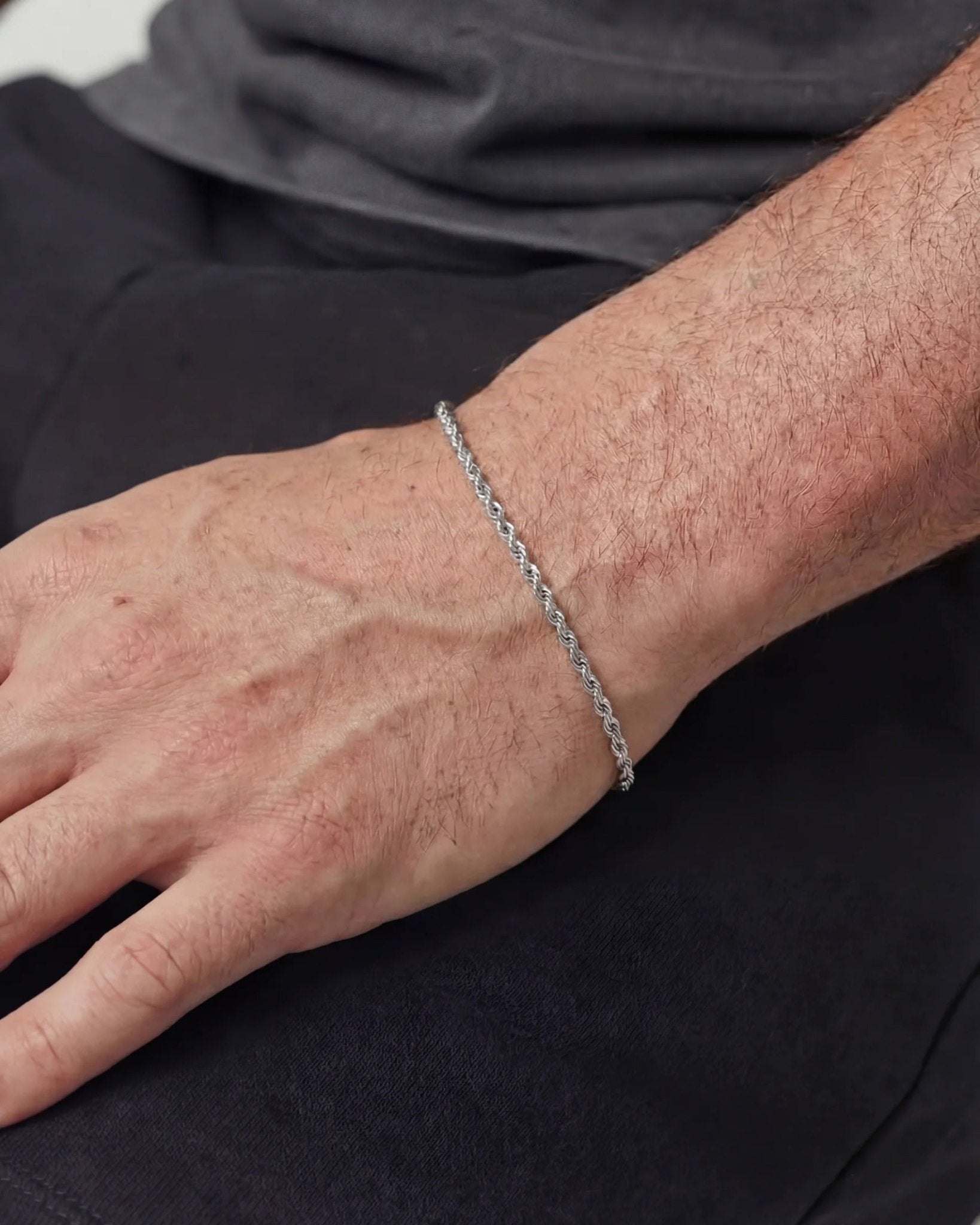 CLEAN ROPE BRACELET. - 2MM - Drippy Amsterdam