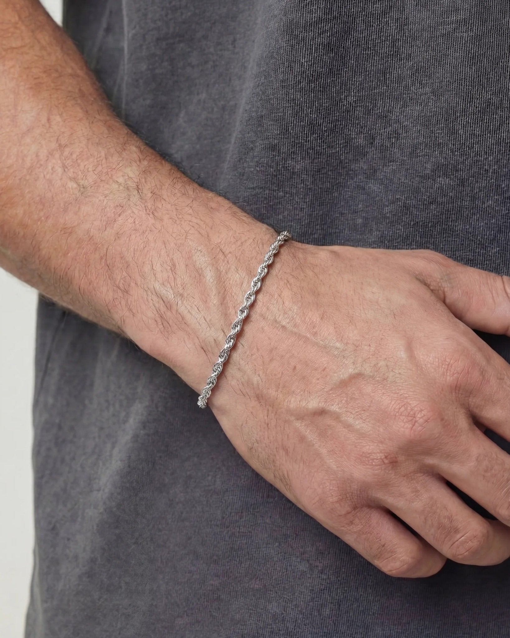 CLEAN ROPE BRACELET. - 3MM - Drippy Amsterdam