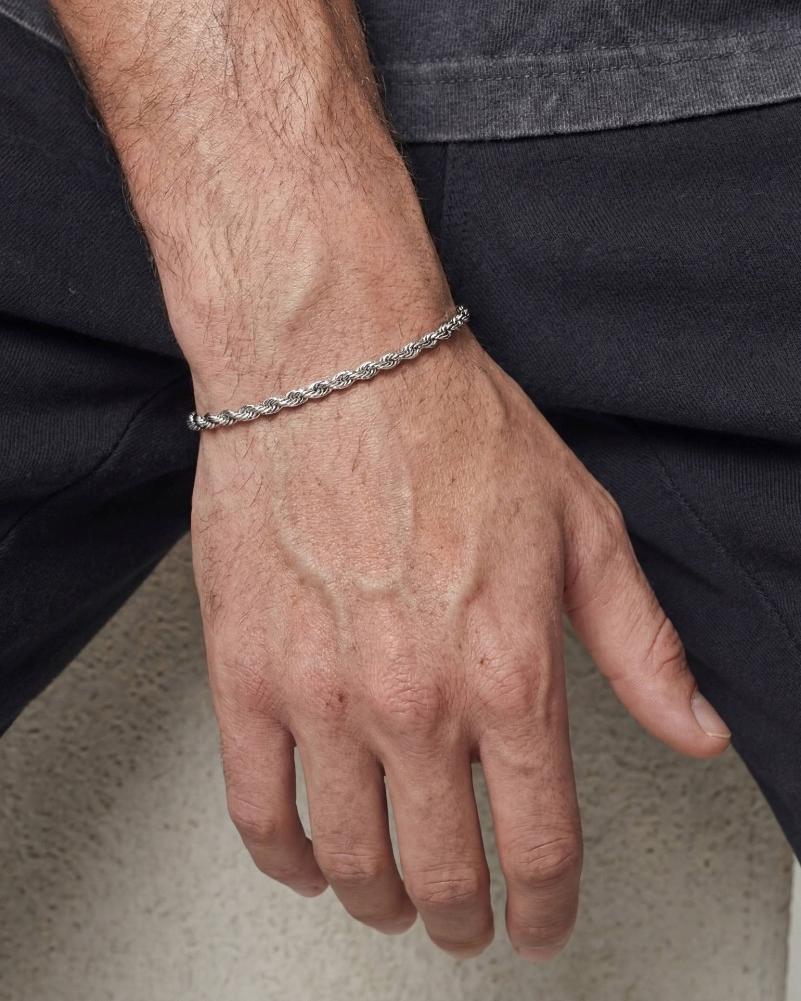 CLEAN ROPE BRACELET. - 3MM - Drippy Amsterdam