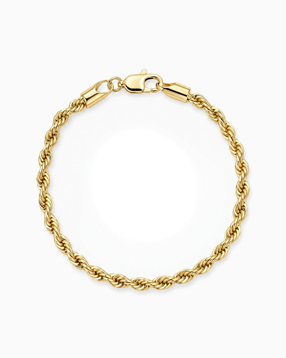 CLEAN ROPE BRACELET. - 3MM GOLD - Drippy Amsterdam