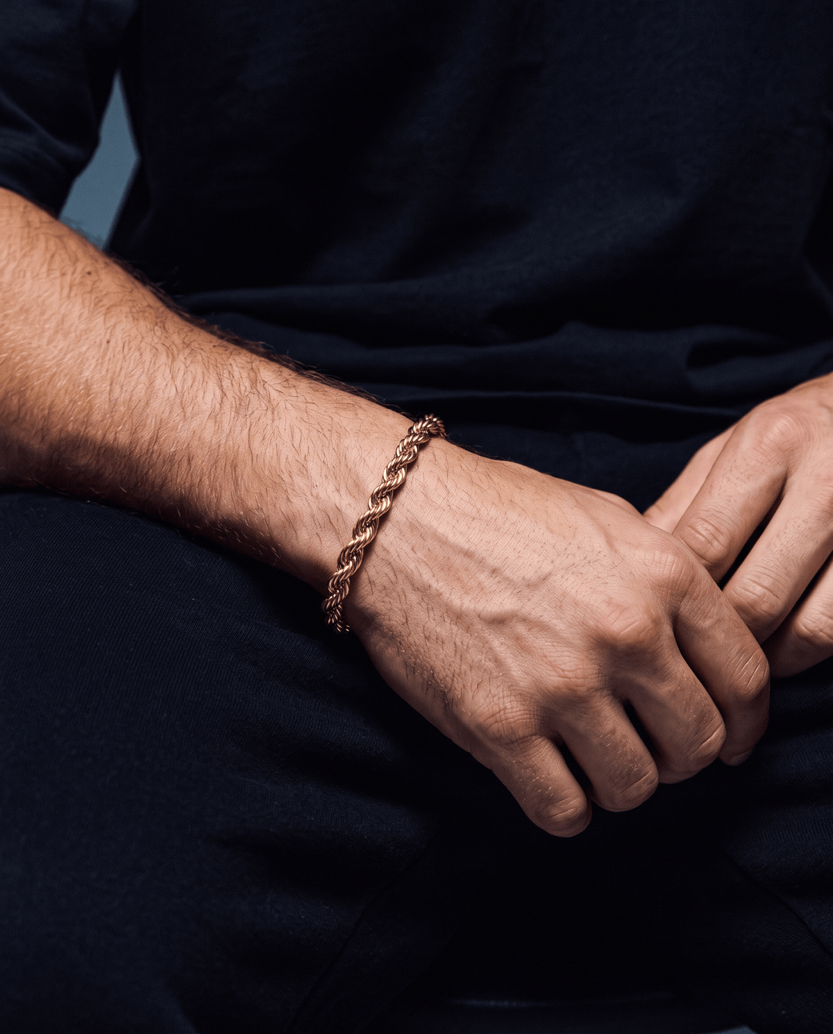 CLEAN ROPE BRACELET. - 6MM GOLD - Drippy Amsterdam