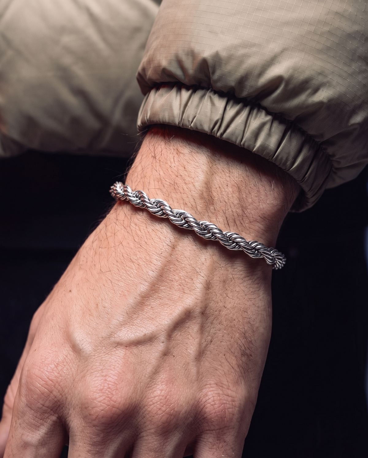 CLEAN ROPE BRACELET. - 6MM
