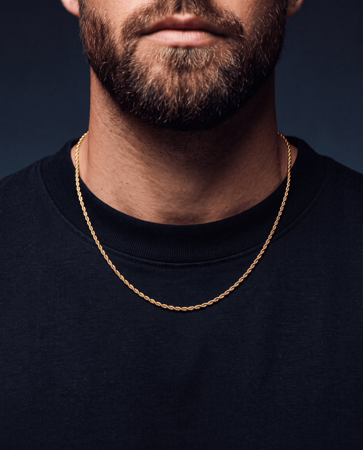 CLEAN ROPE CHAIN. - 2MM GOLD - Drippy Amsterdam