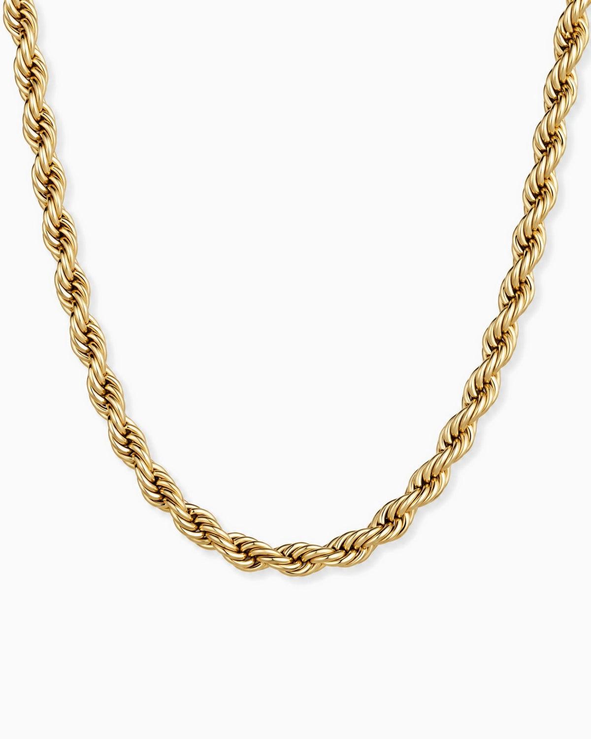 CLEAN ROPE CHAIN. - 6MM GOLD - Drippy Amsterdam