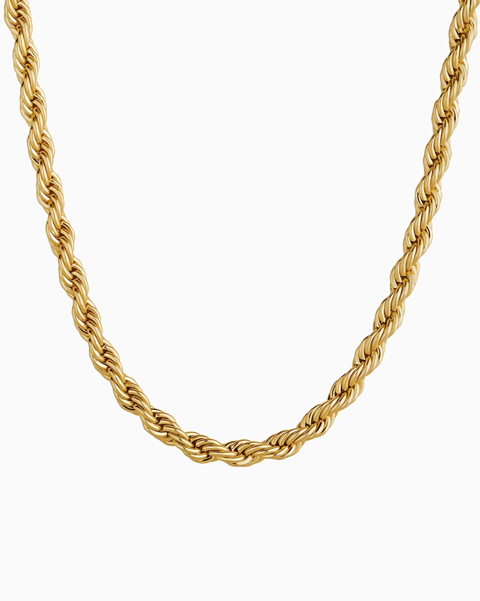 CLEAN ROPE CHAIN. - 6MM GOLD - Drippy Amsterdam