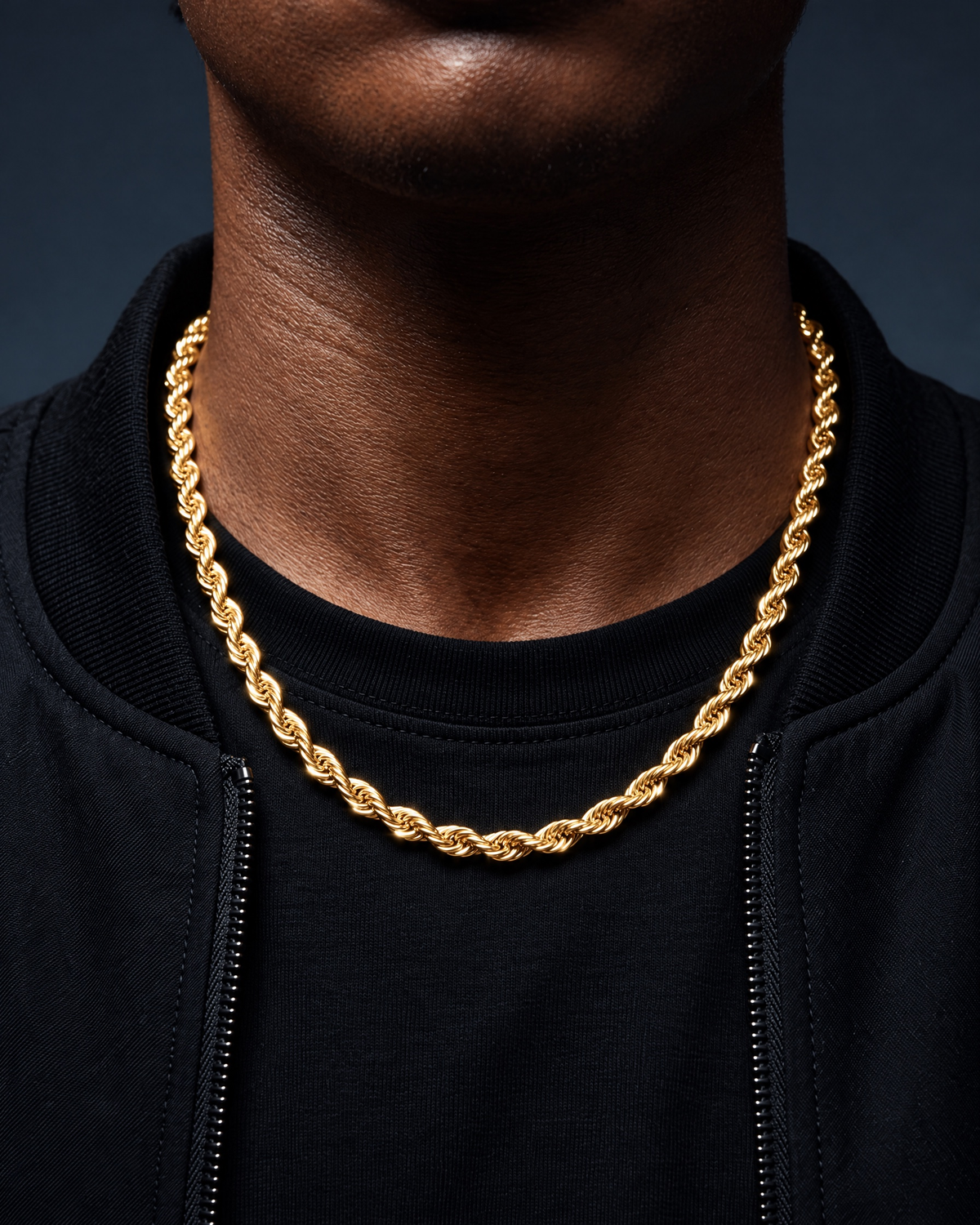 CLEAN ROPE CHAIN. - 6MM GOLD - Drippy Amsterdam