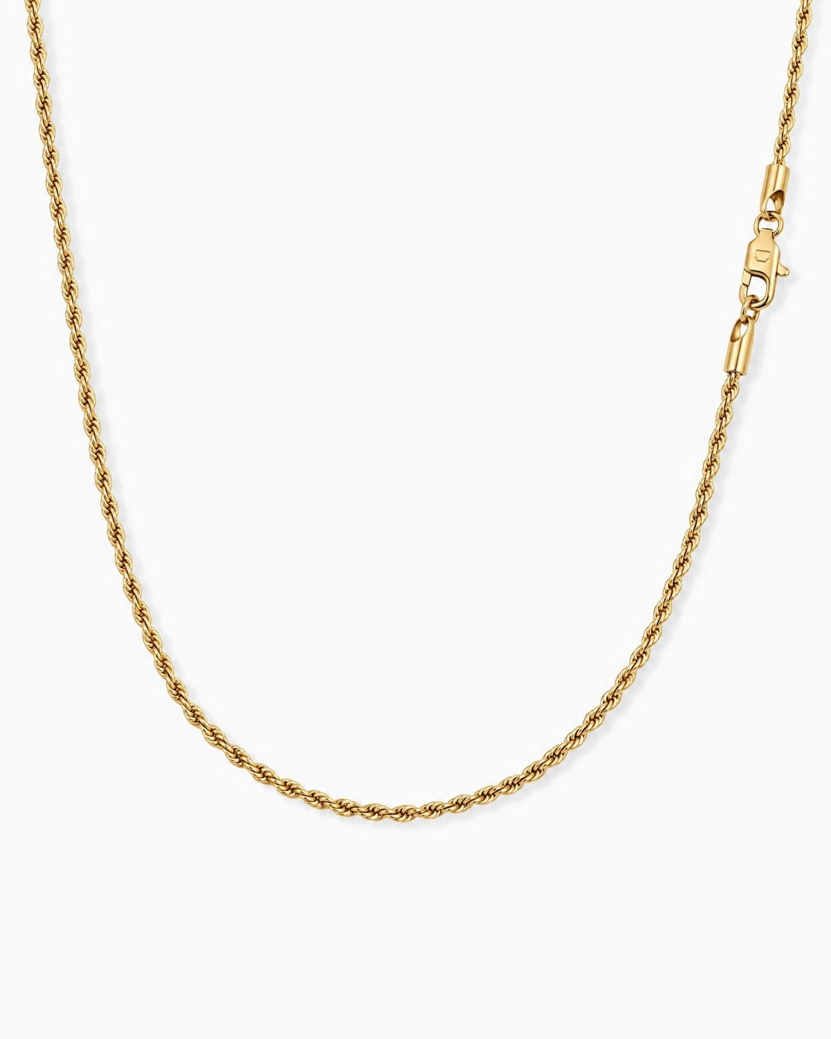 2mm gold Clean Rope chain