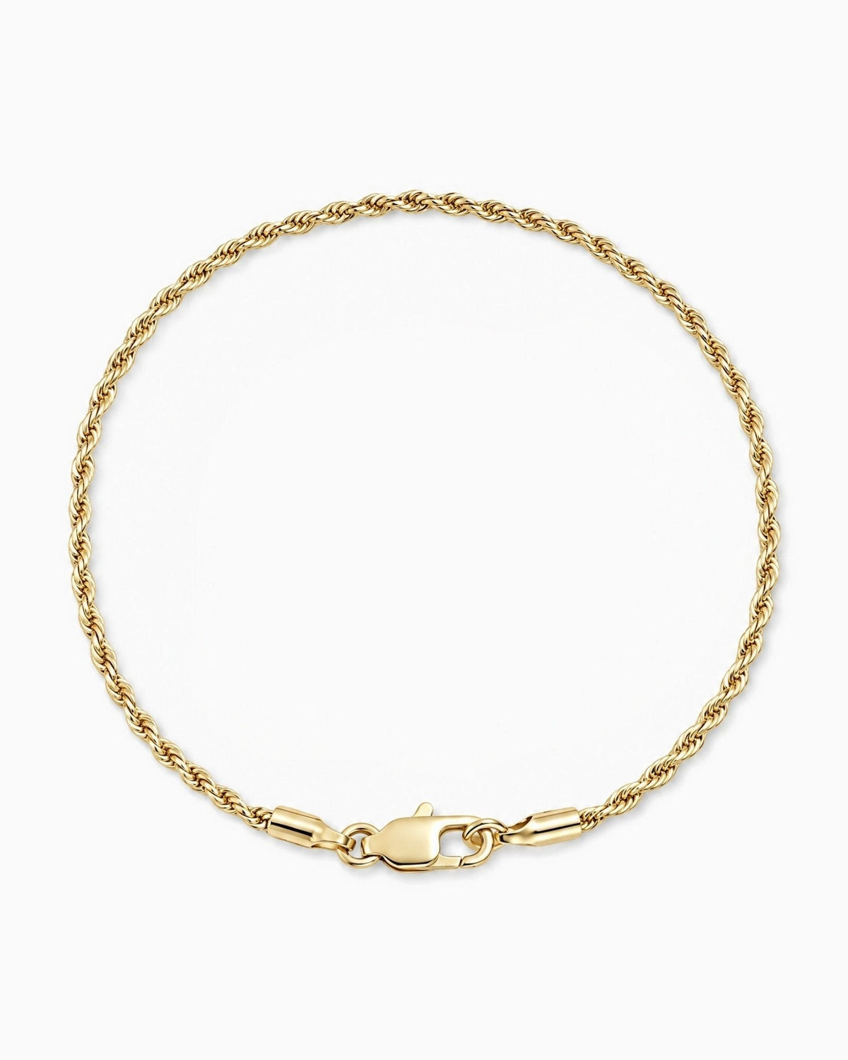 2mm gold Clean Rope bracelet