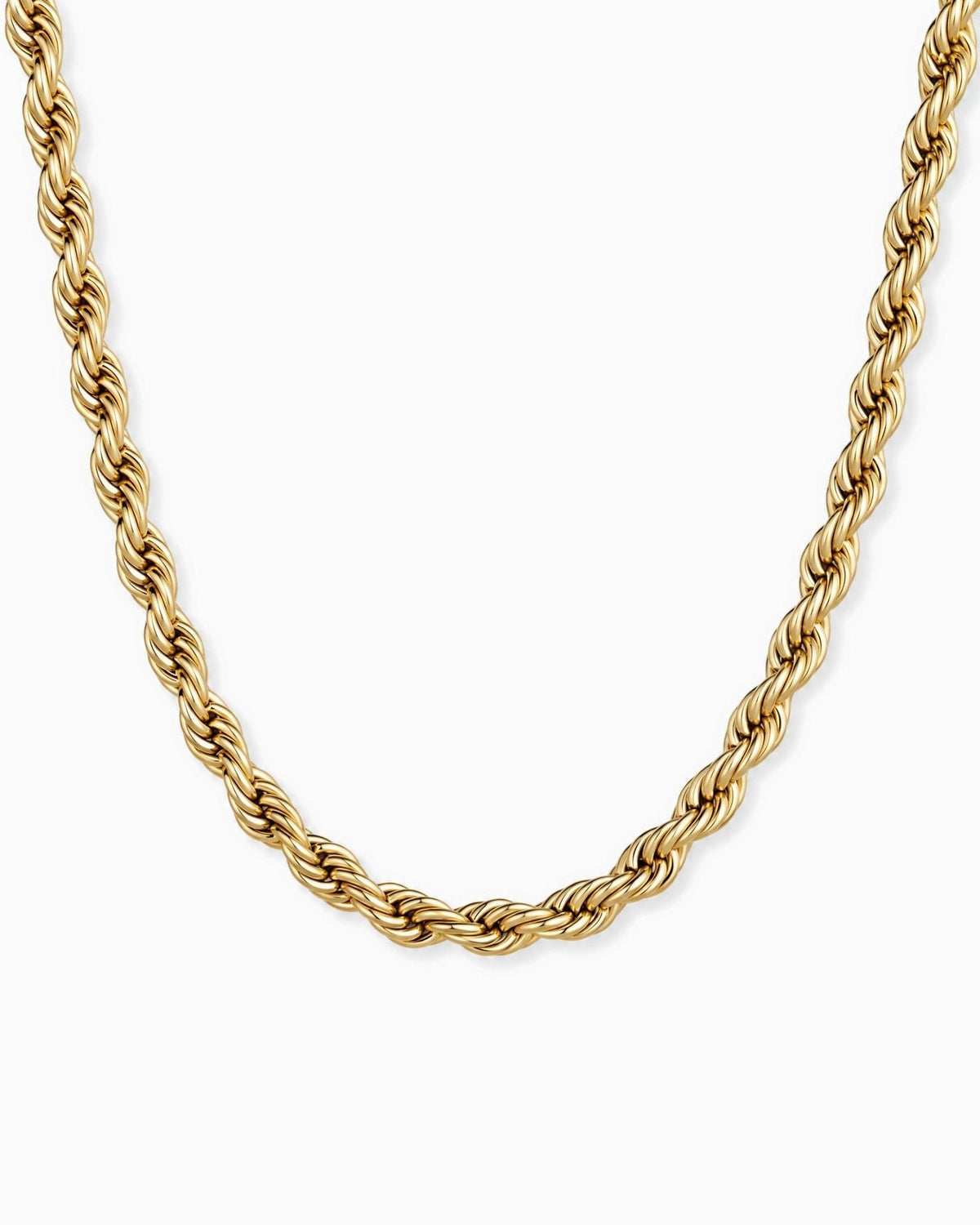 6mm gold Clean Rope chain