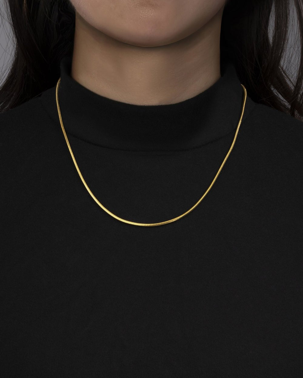 CLEAN SNAKE CHAIN. - 2MM 18K GOLD - Drippy Amsterdam