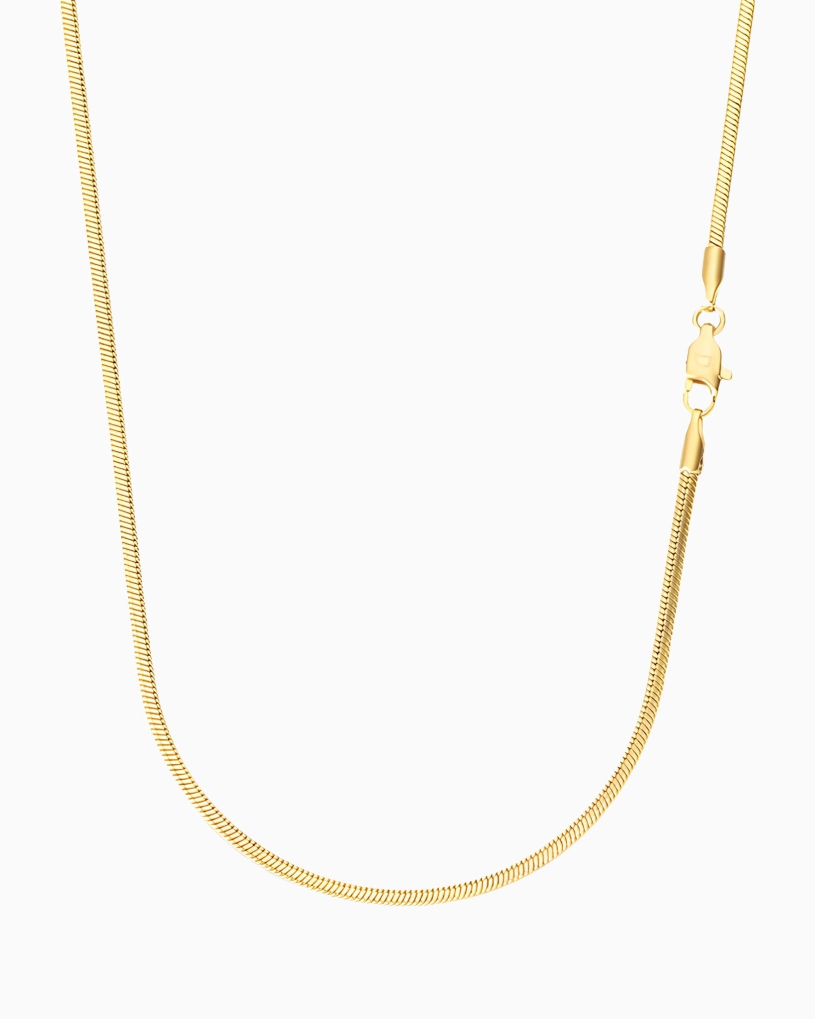 CLEAN SNAKE CHAIN. - 2MM GOLD - Drippy Amsterdam