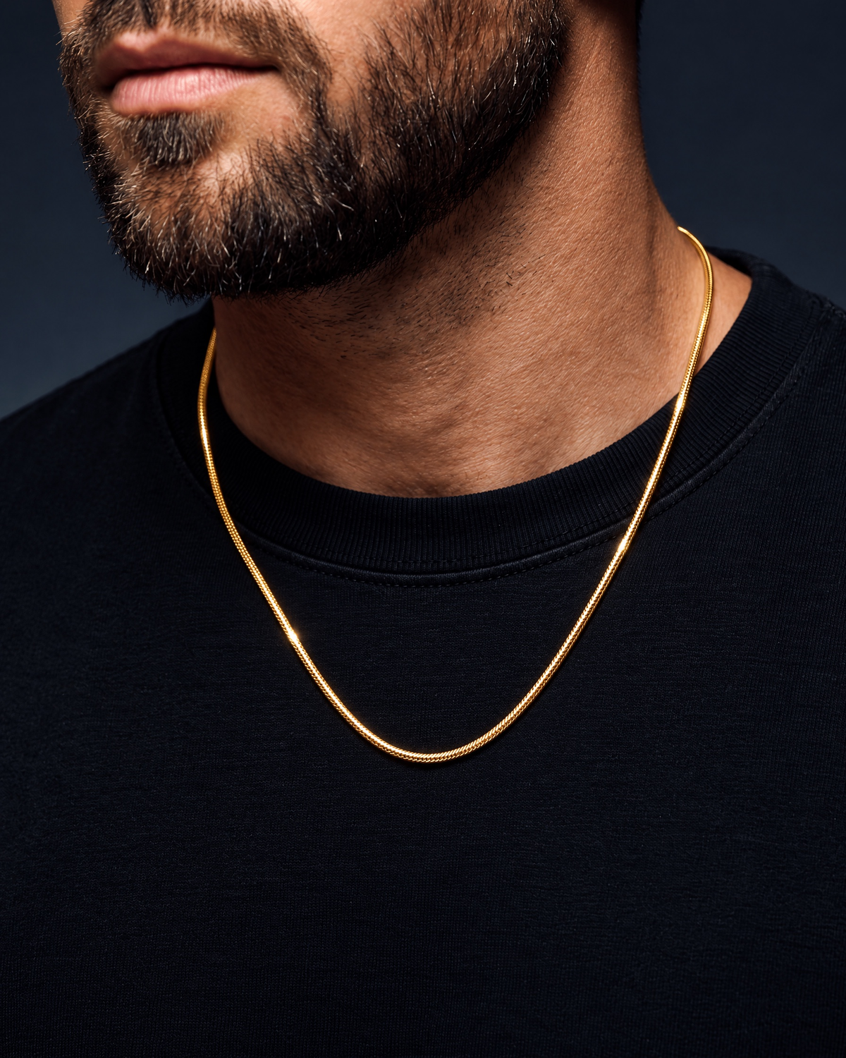 CLEAN SNAKE CHAIN. - 2MM GOLD - Drippy Amsterdam