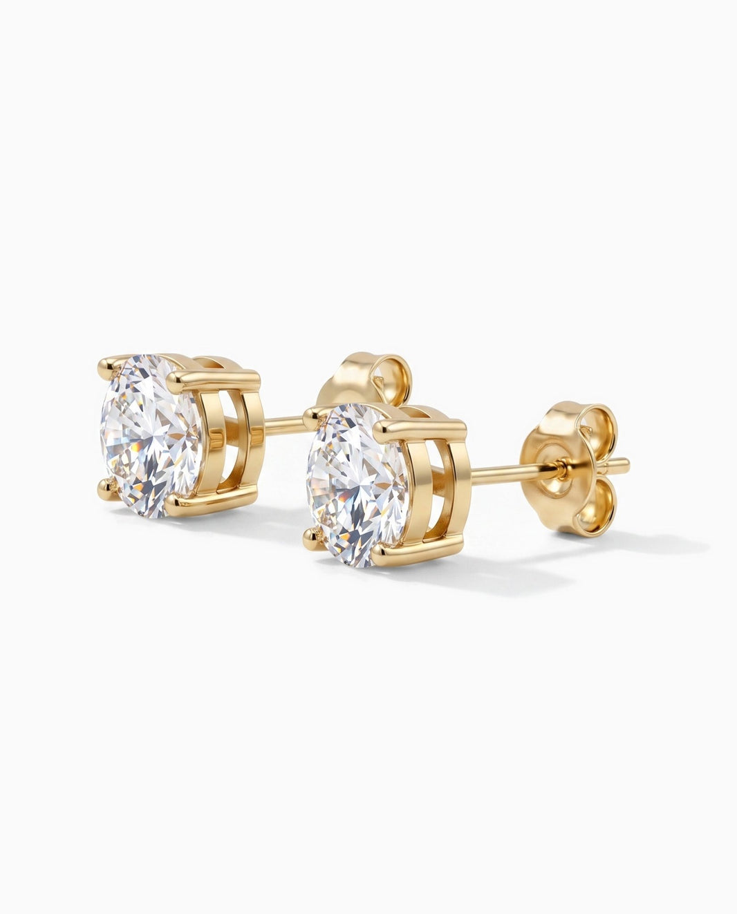 DRIP STUDS. - 925 14K GOLD