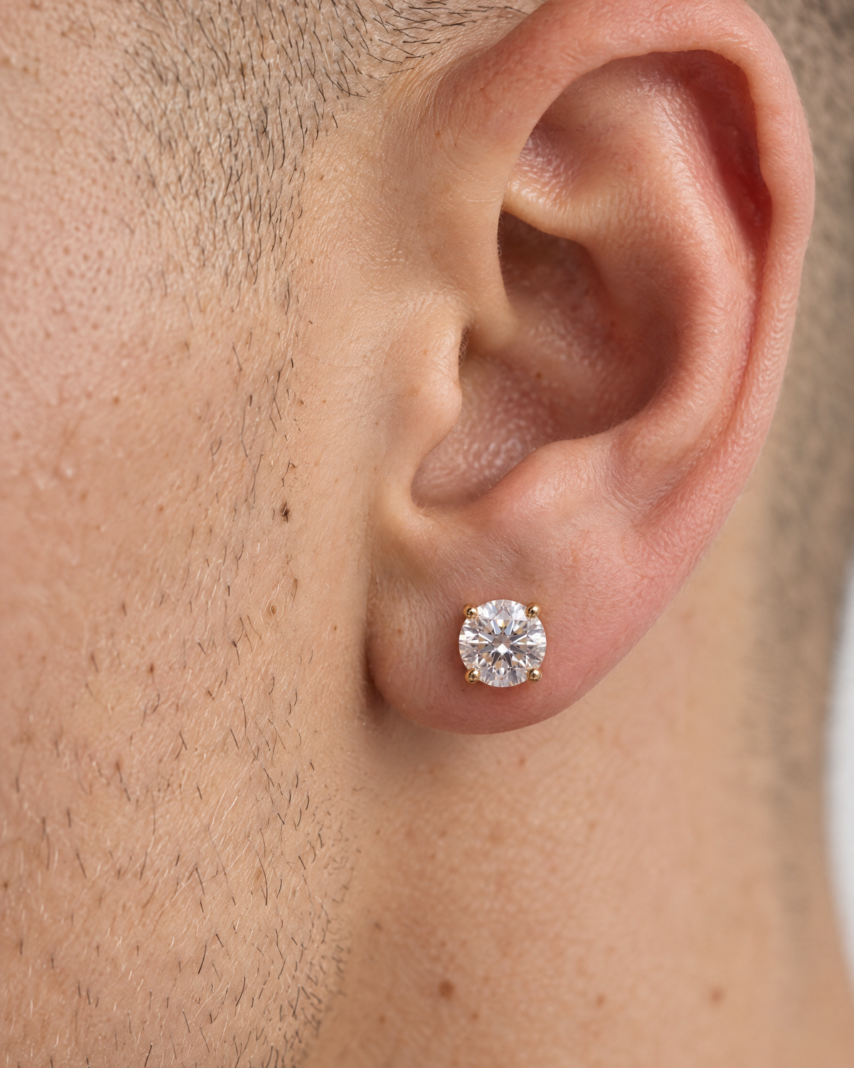 DRIP STUDS. - 925 14K GOLD