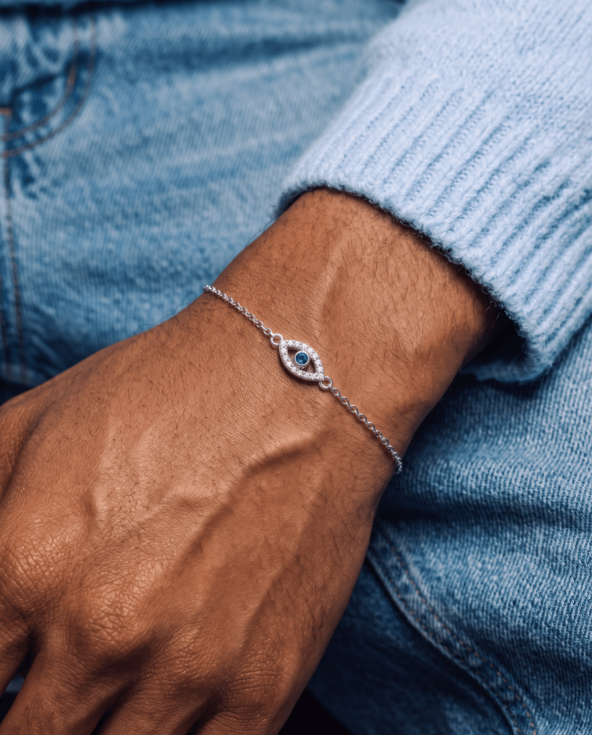EVIL EYE BRACELET. - 925 - Drippy Amsterdam