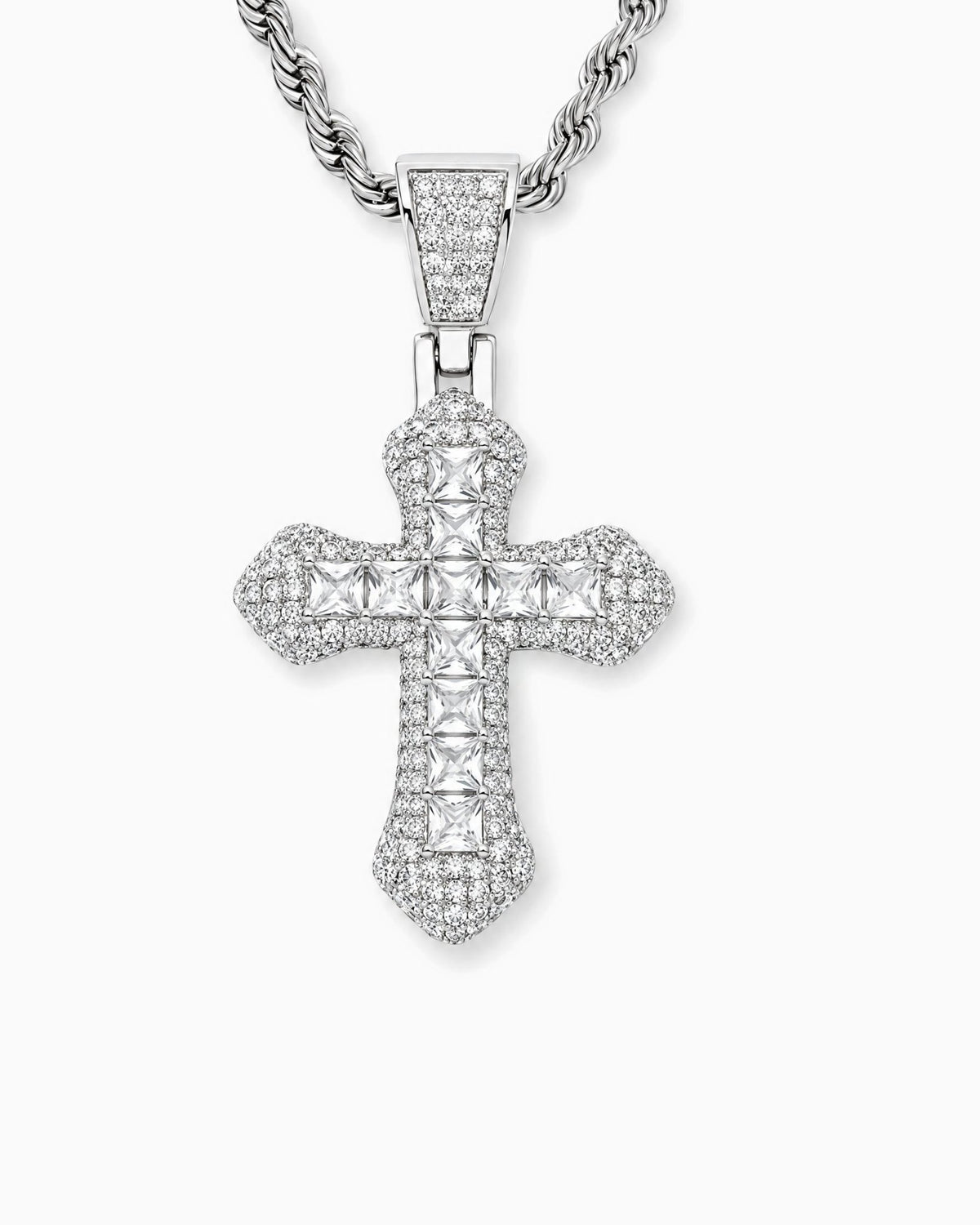 FROSTY CROSS PENDANT. - 925 - Drippy Amsterdam