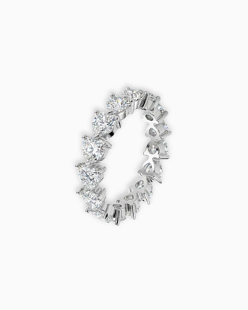 HEART CUT BAND RING. - Drippy Amsterdam