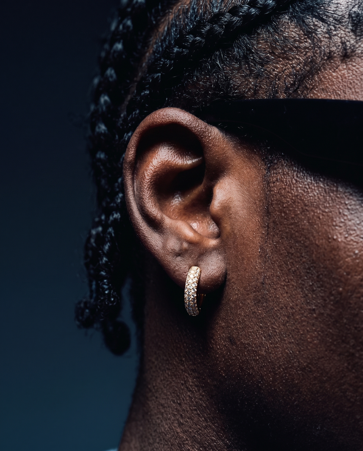 HOOPS EARRINGS. - 925 14K GOLD