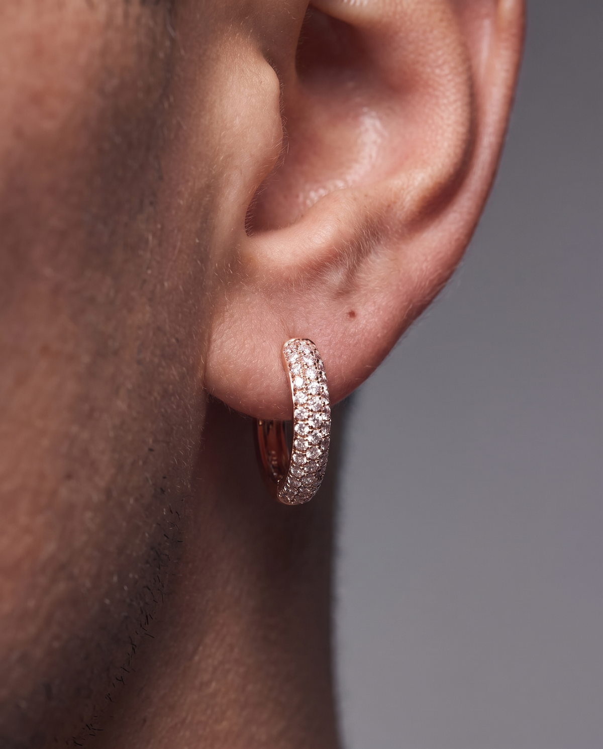 HOOPS EARRINGS. - 925