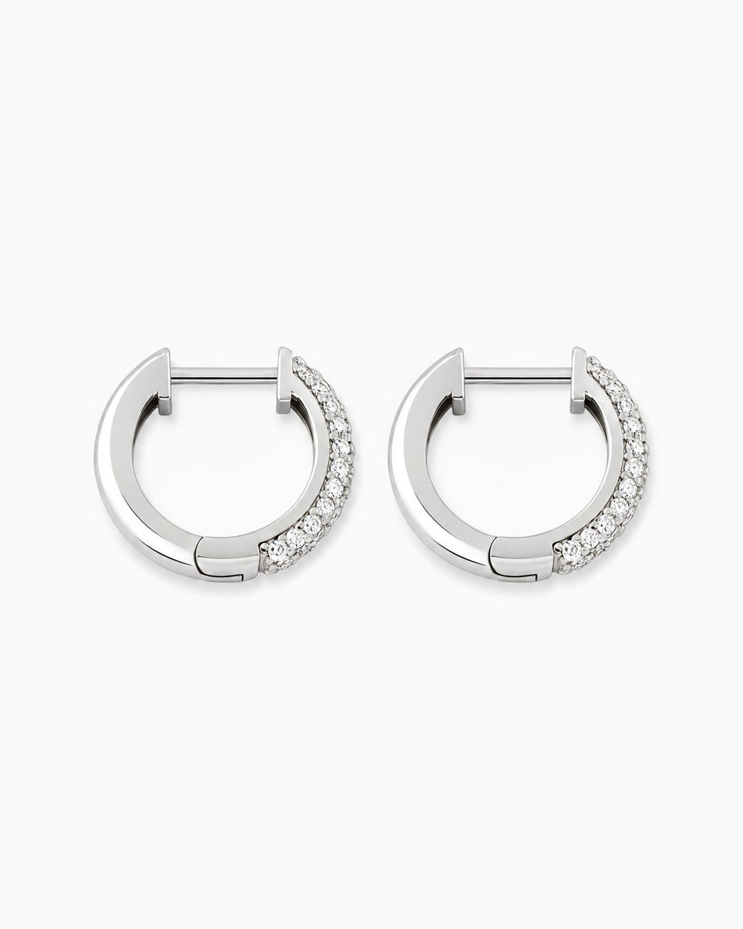 HOOPS EARRINGS. - 925