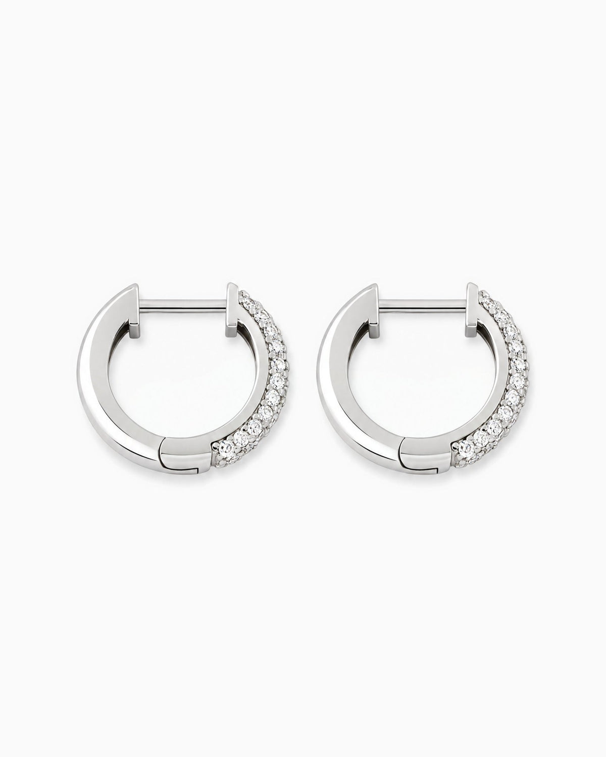 HOOPS EARRINGS. - 925
