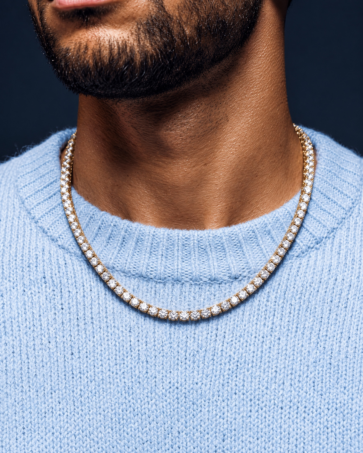 ICE BREAKER CHAIN. - 4MM GOLD - Drippy Amsterdam