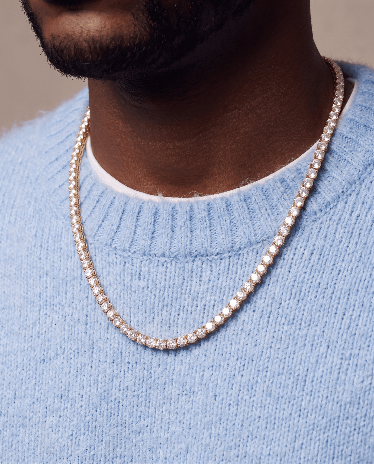 ICE BREAKER CHAIN. - 4MM GOLD - Drippy Amsterdam