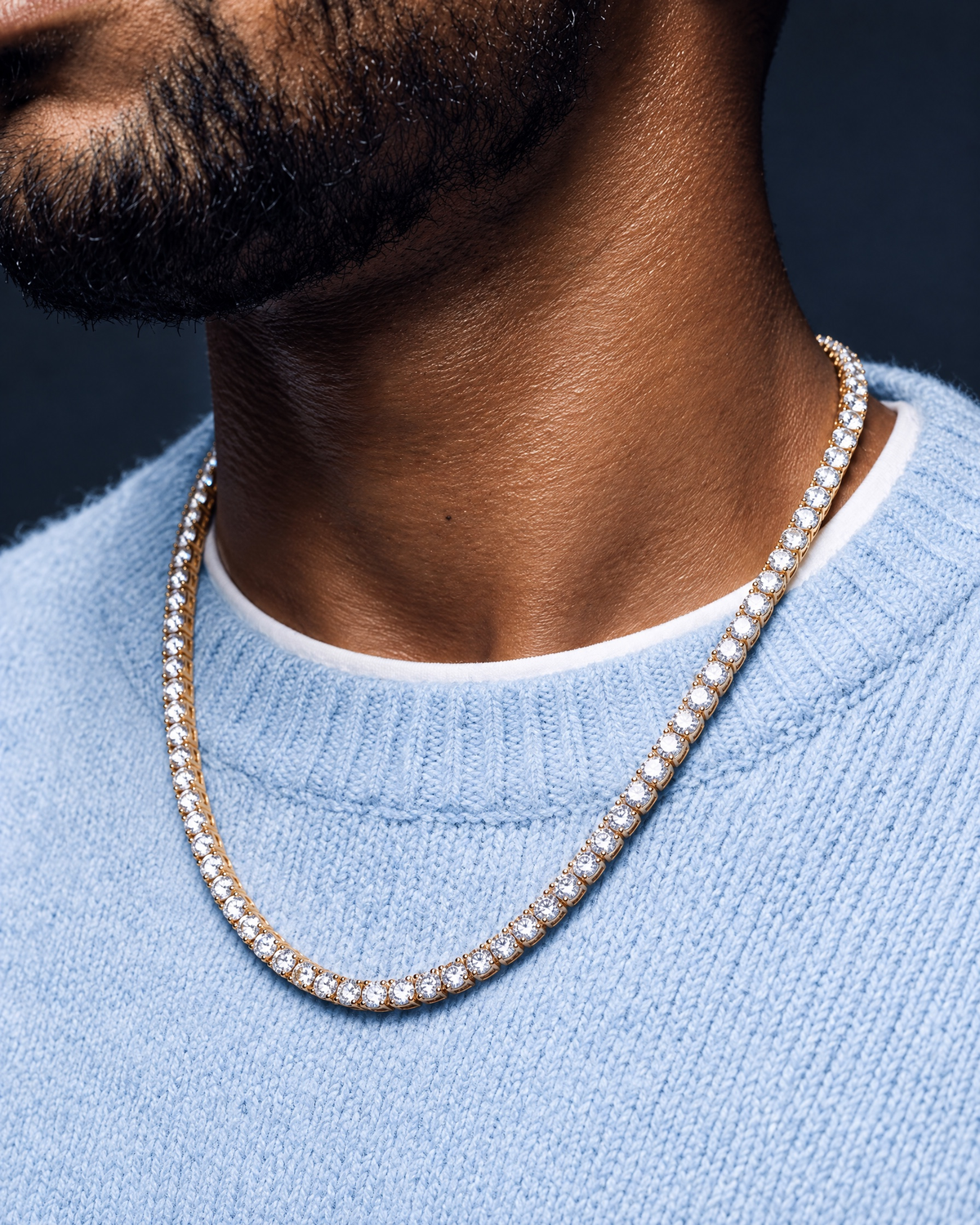 ICE BREAKER CHAIN. - 5MM GOLD - Drippy Amsterdam