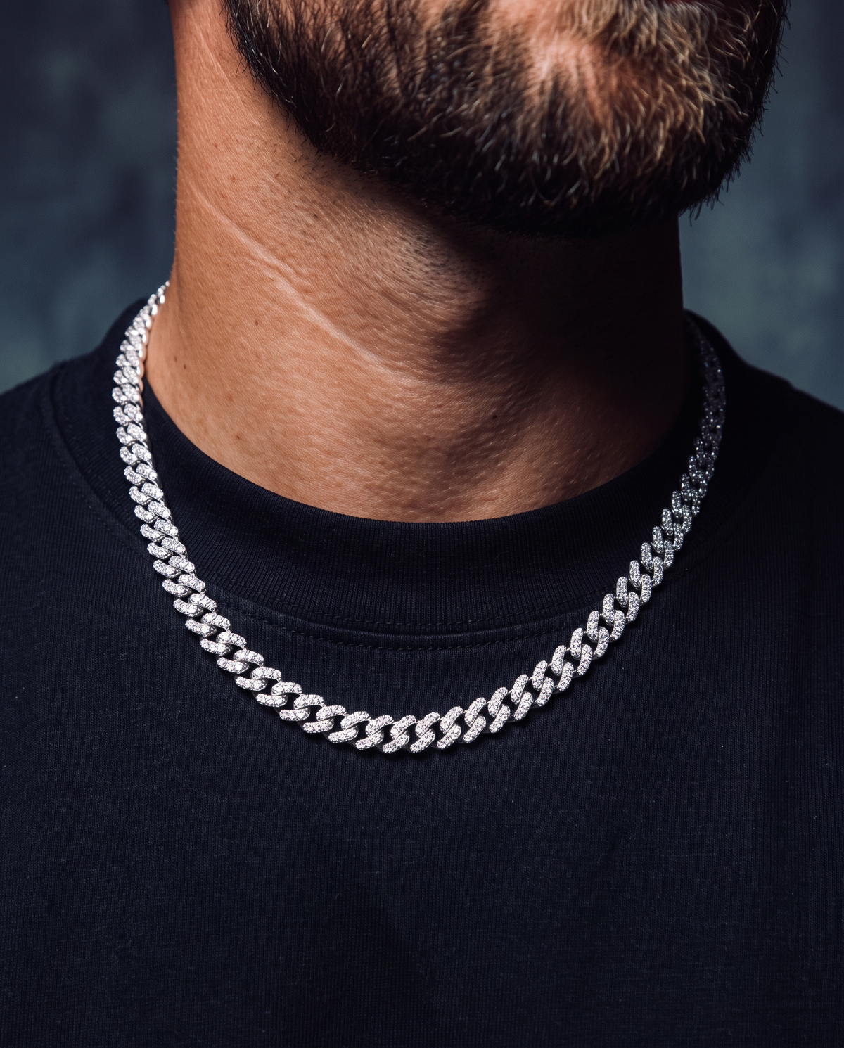 ICY CUBANA CHAIN. - 925