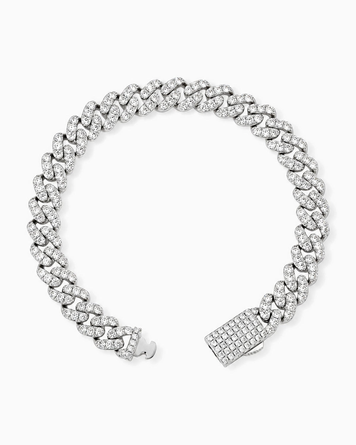 ICY CUBANA BRACELET. - 925