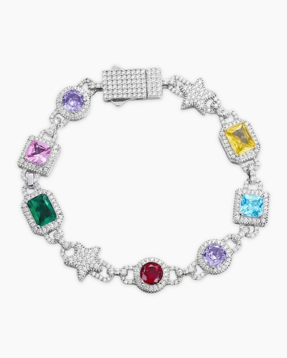 MOISSANITE BIG GEM BRACELET. - Drippy Amsterdam