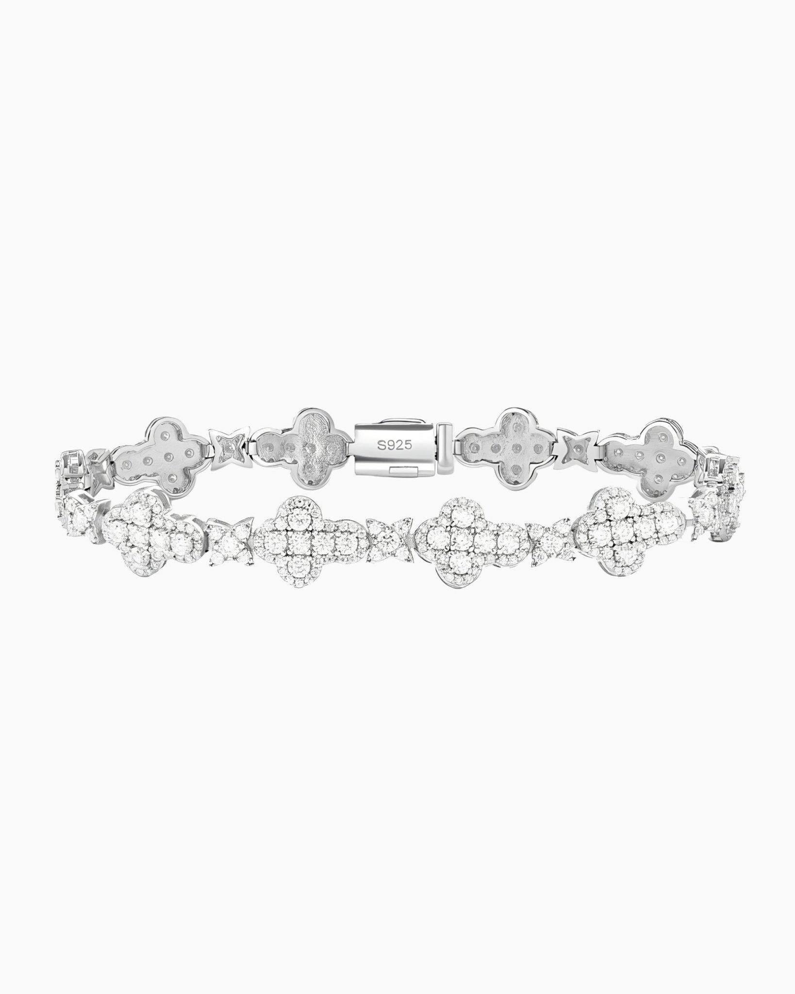 MOISSANITE CROSS STARS BRACELET. - Drippy Amsterdam