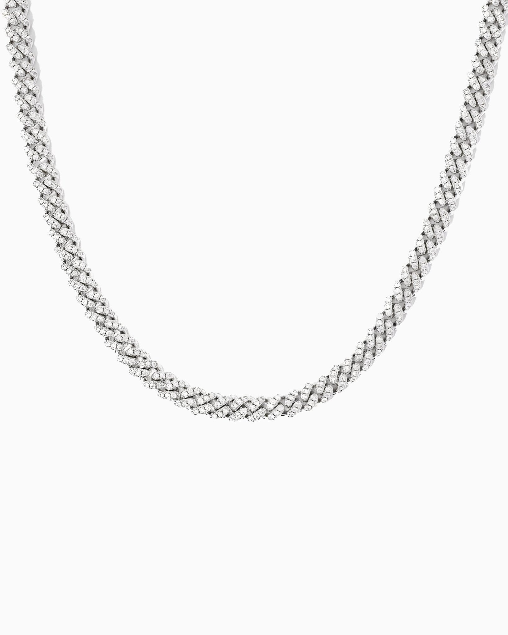 MOISSANITE CUBAN CHAIN. - 8MM - Drippy Amsterdam