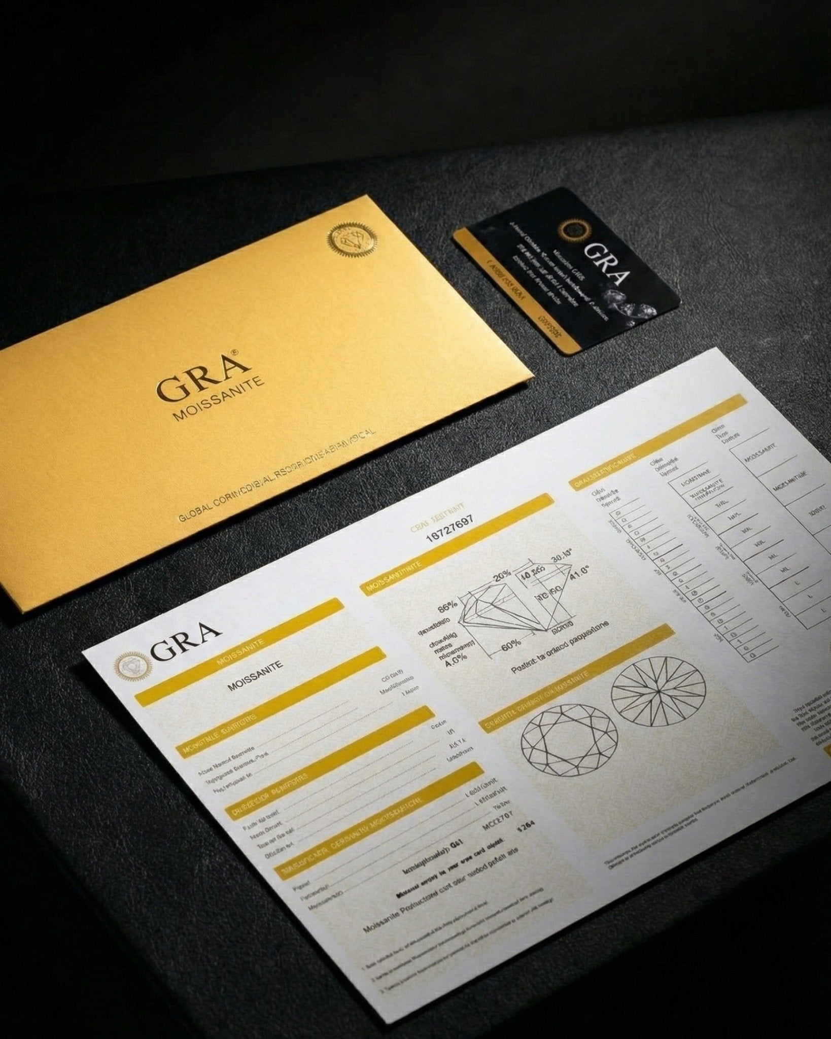 MOISSANITE DIAMOND STUDS. - 5MM - Drippy Amsterdam