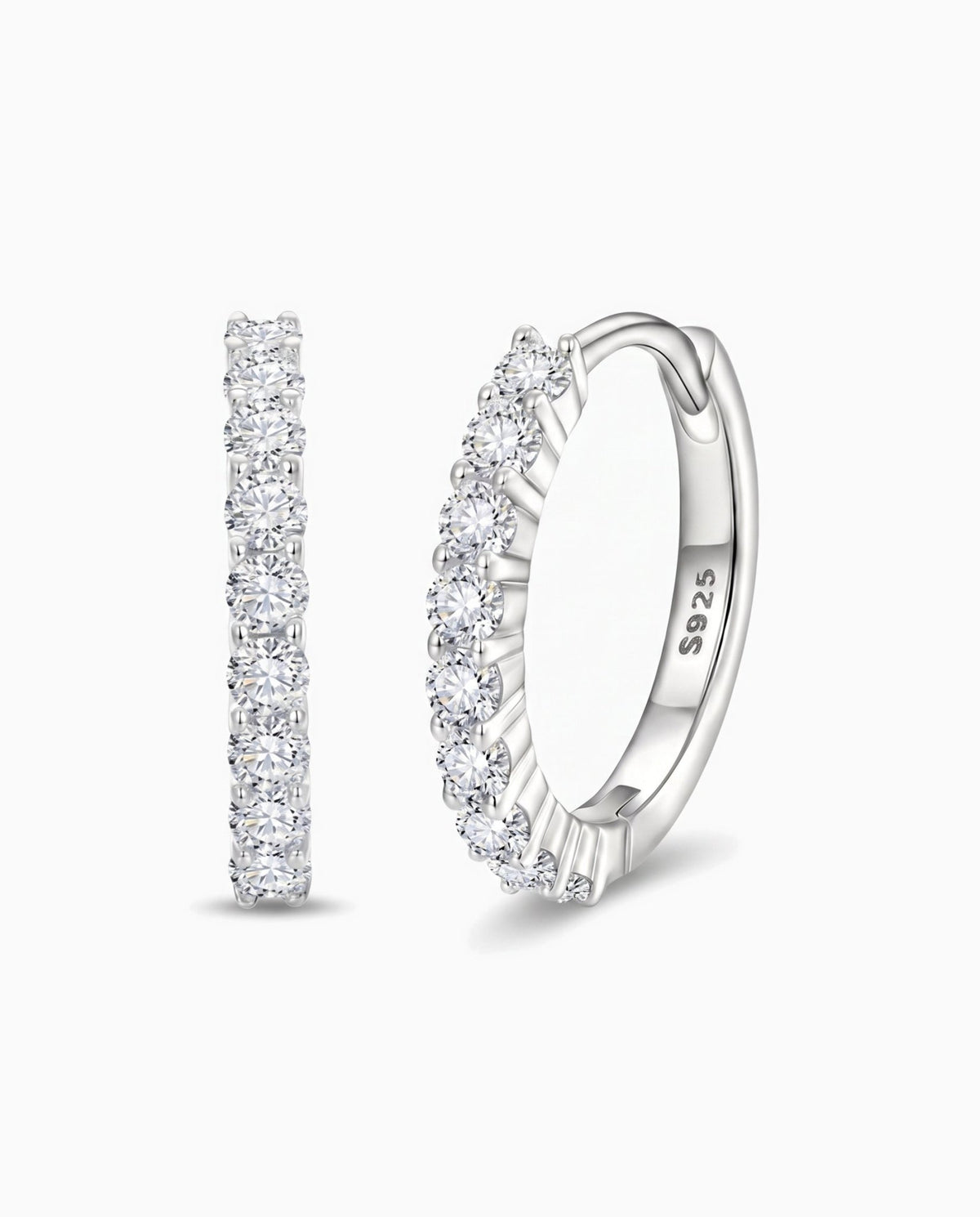 MOISSANITE ETERNITY EARRINGS. - Drippy Amsterdam