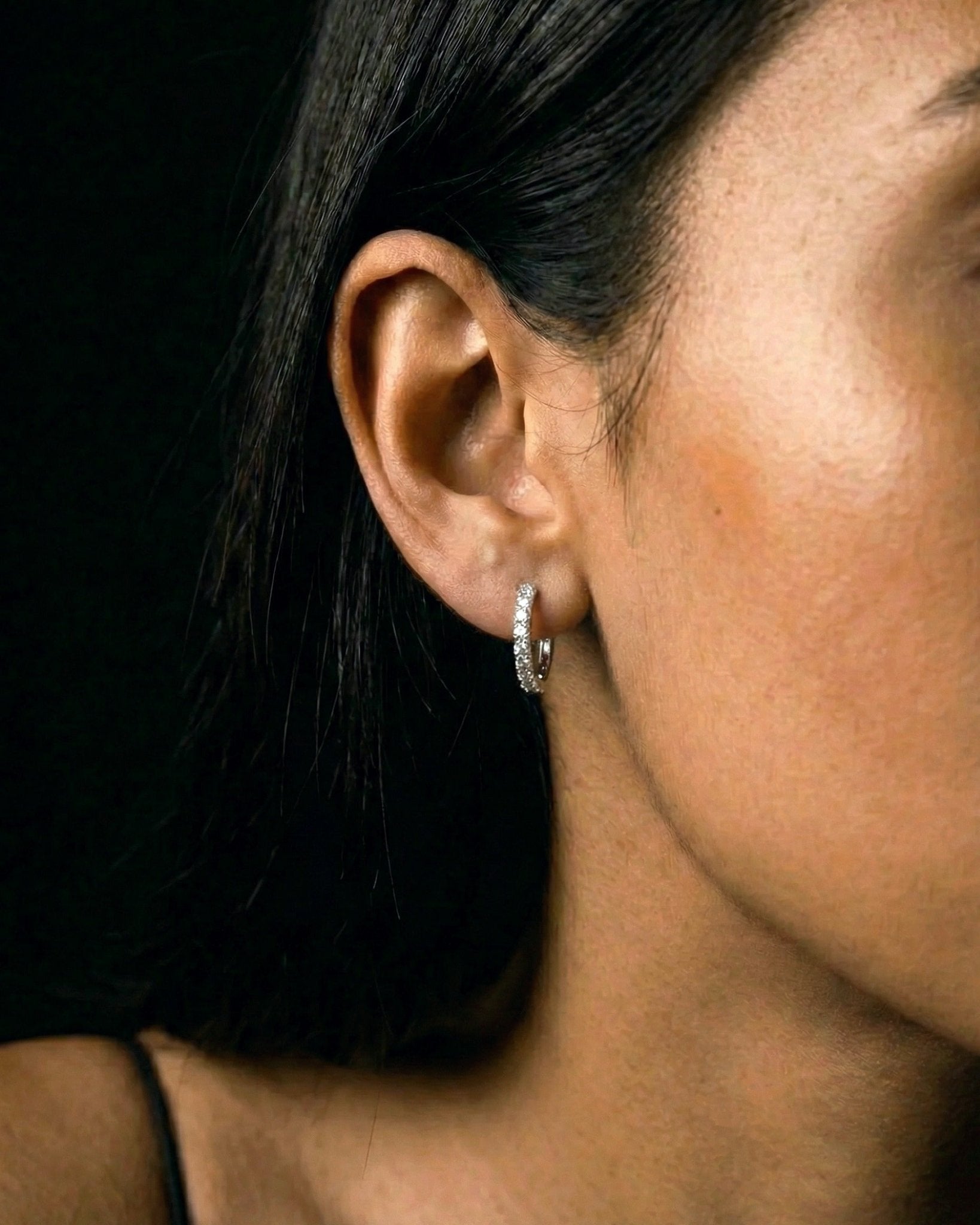 MOISSANITE ETERNITY EARRINGS. - Drippy Amsterdam