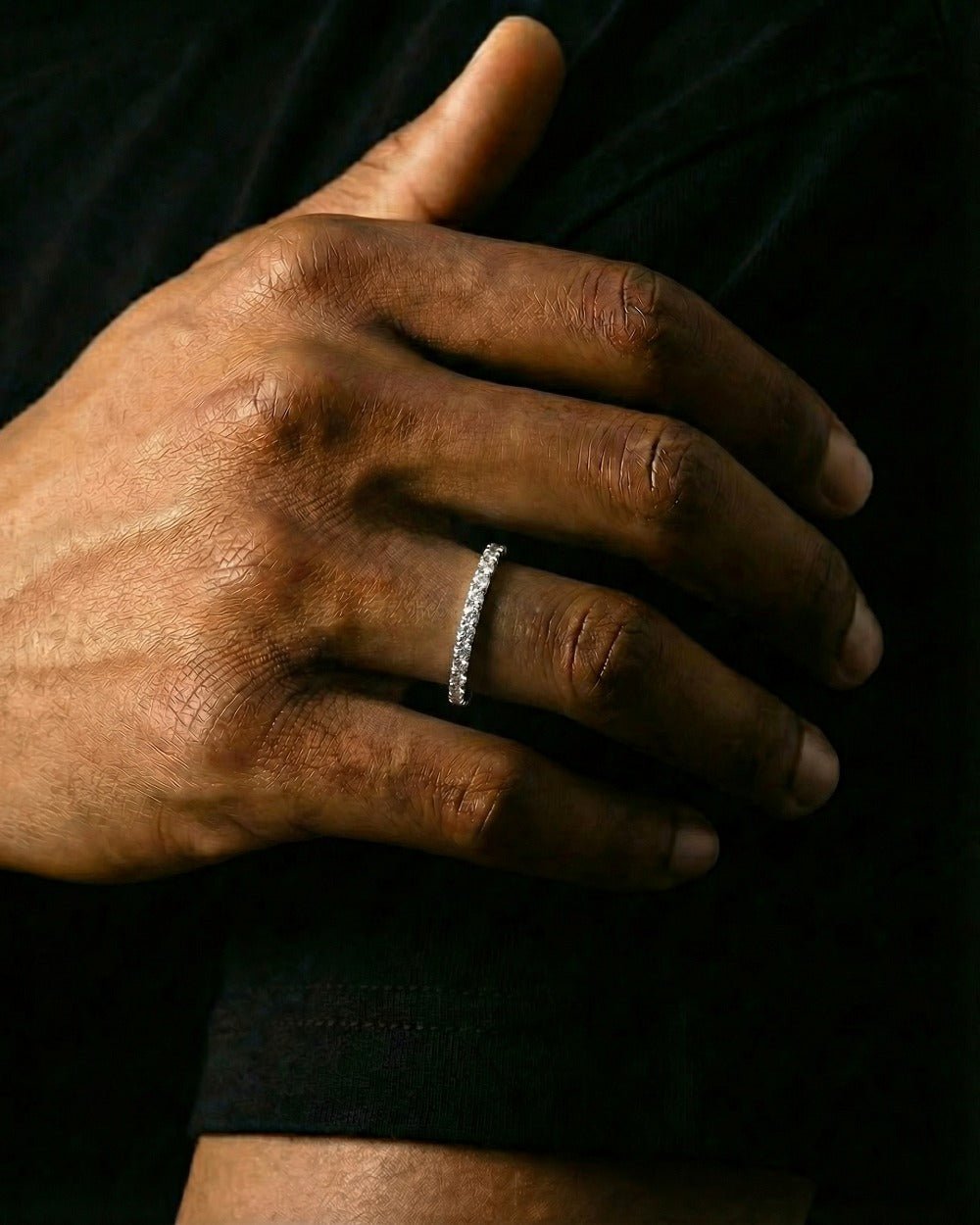 MOISSANITE ETERNITY RING. - Drippy Amsterdam