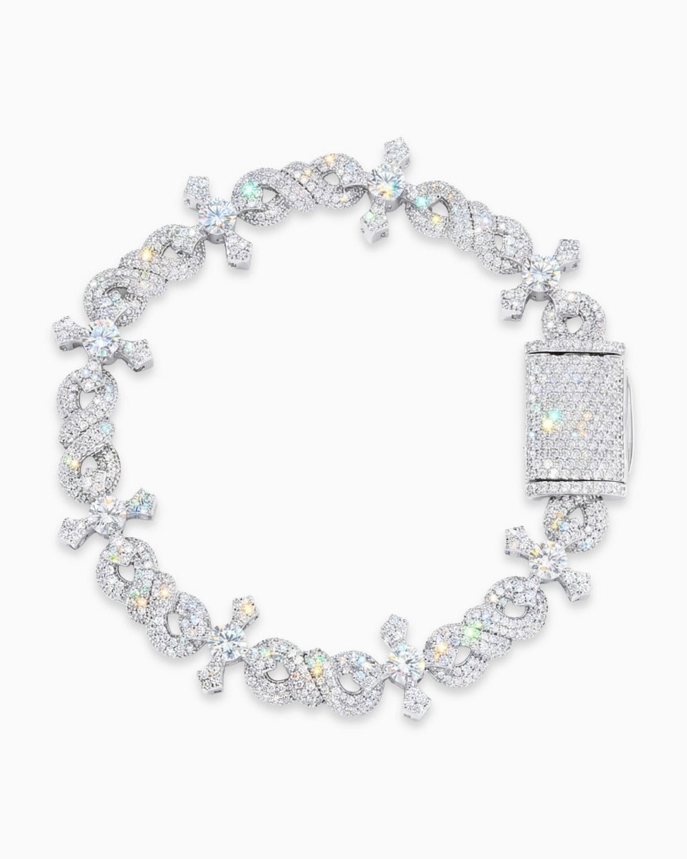 MOISSANITE HALO STAR BRACELET. - Drippy Amsterdam