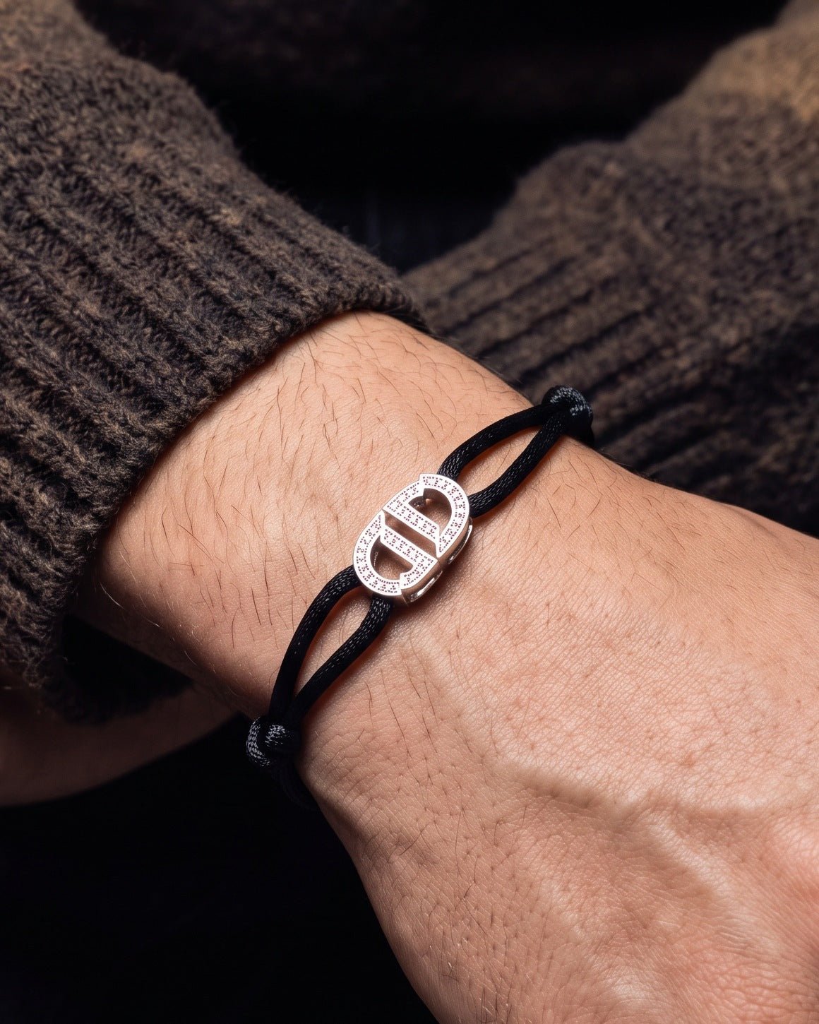 MOISSANITE INFINITY CORD BRACELET. - Drippy Amsterdam