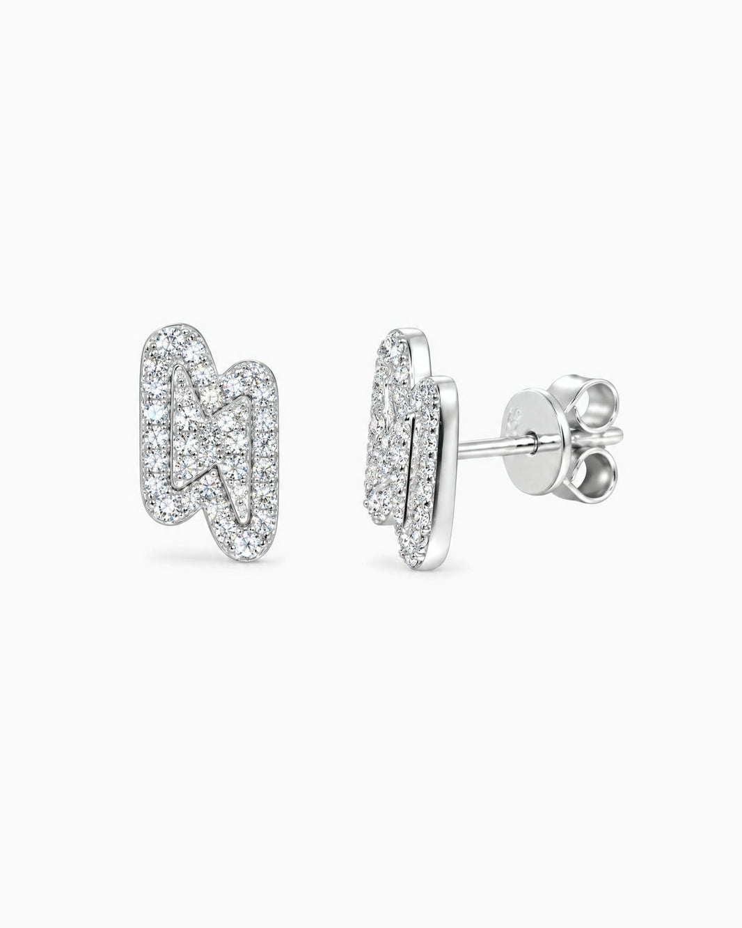 MOISSANITE LIGHTNING STUDS. - Drippy Amsterdam