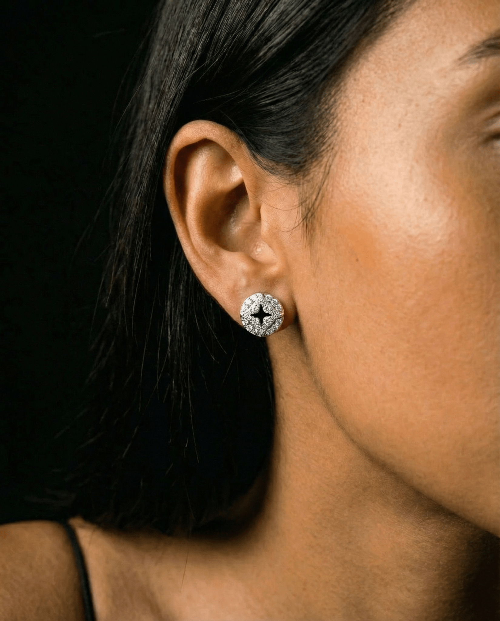 MOISSANITE STAR POINTER STUDS. - Drippy Amsterdam