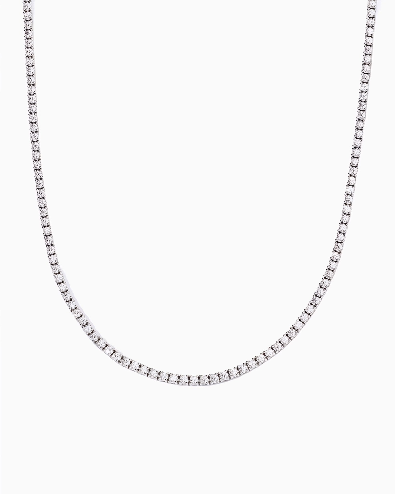 MOISSANITE TENNIS CHAIN. - 2MM - Drippy Amsterdam