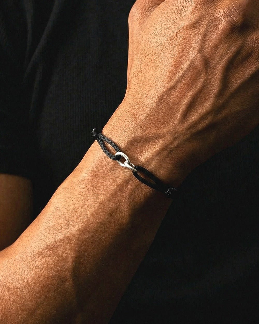 OVAL LINK CORD BRACELET. - Drippy Amsterdam