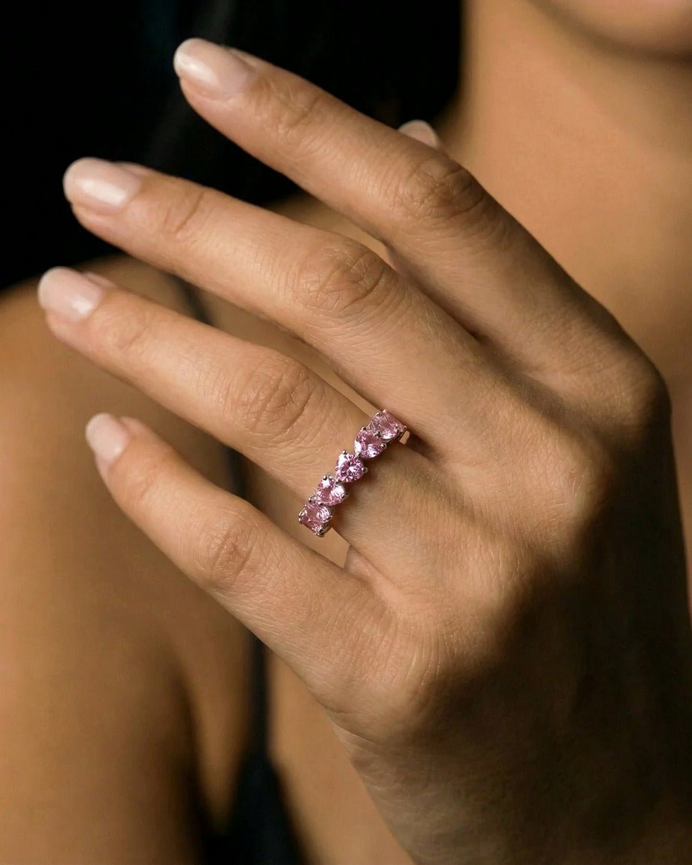 PINK HEART CUT BAND. - Drippy Amsterdam