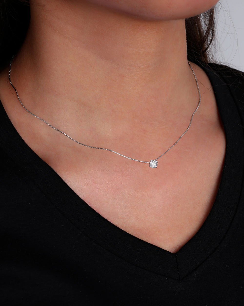 PURITY NECKLACE 925. - WHITE GOLD - Drippy Amsterdam