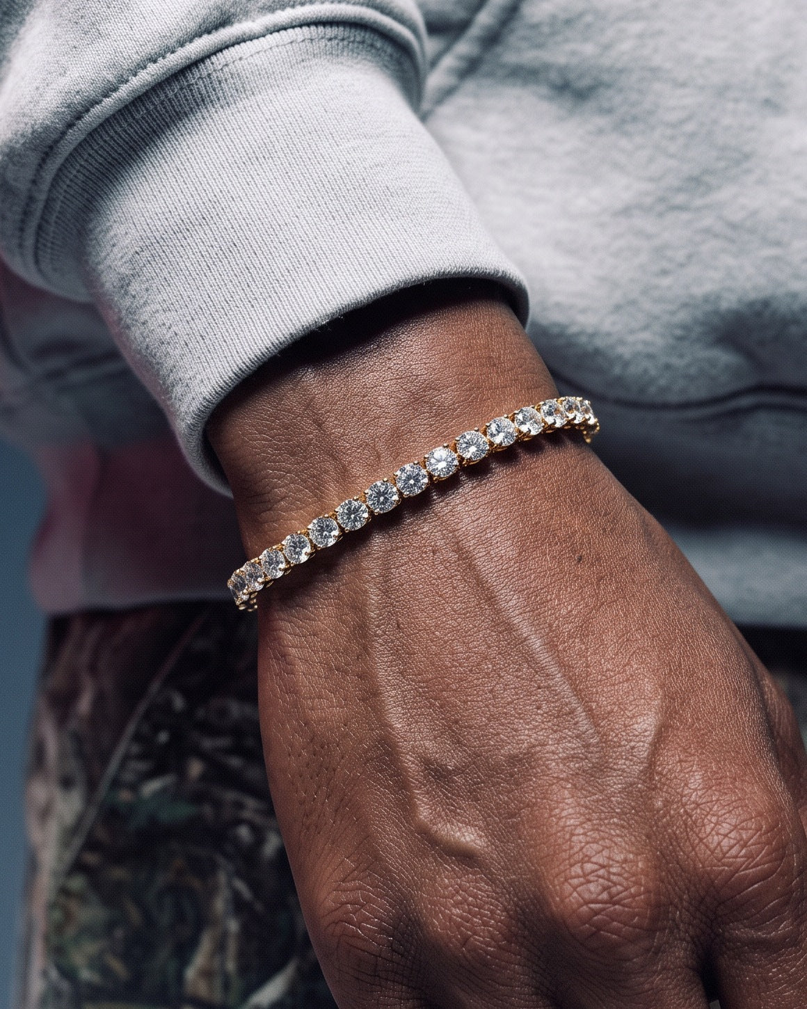 TENNISBOY BRACELET. - 5MM GOLD - Drippy Amsterdam