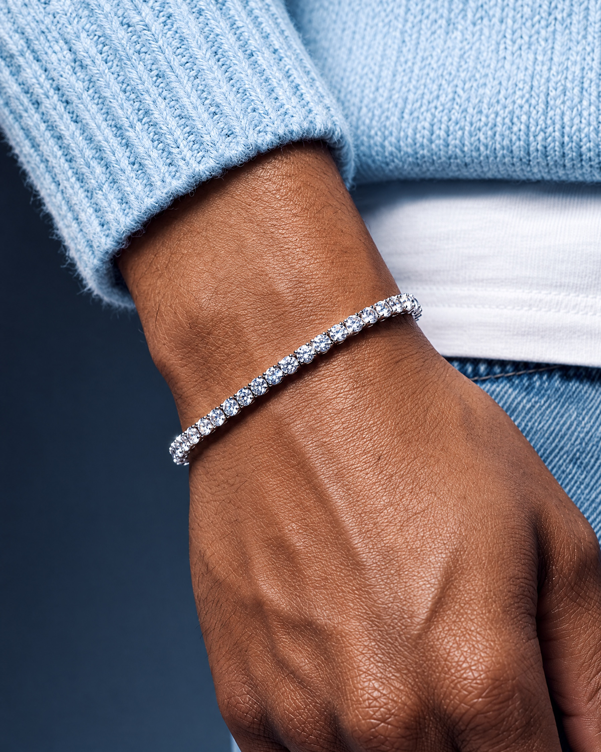 TENNISBOY BRACELET. - 3MM - Drippy Amsterdam