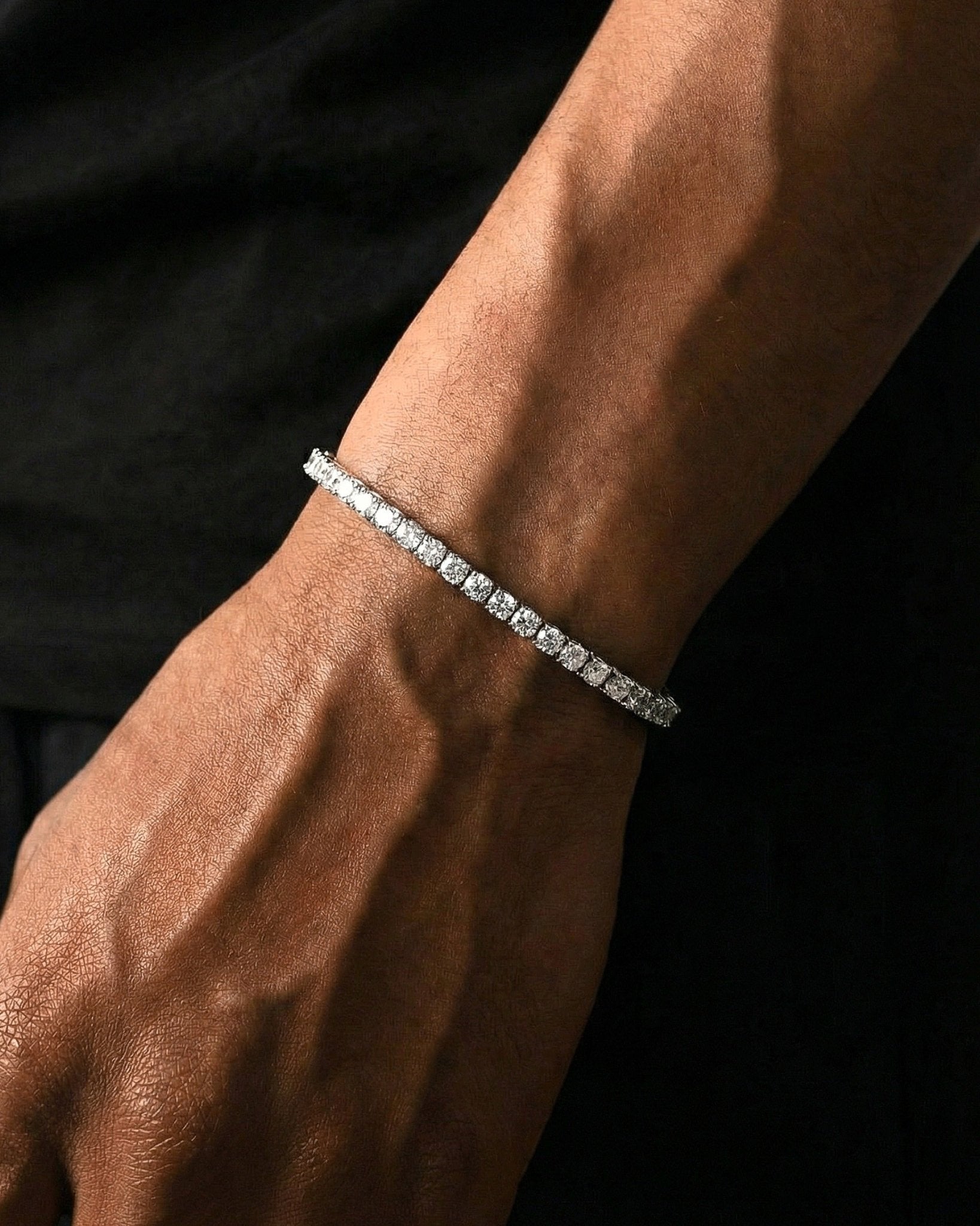 アクセサリー DrippyAmsterdam tennis bracelet&necklace TENNISBOY. - 3MM WHITE GOLD | Drippy Amsterdam