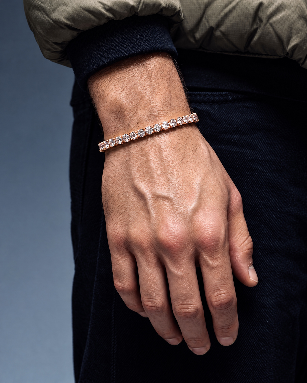TENNISBOY BRACELET. - 3MM GOLD - Drippy Amsterdam