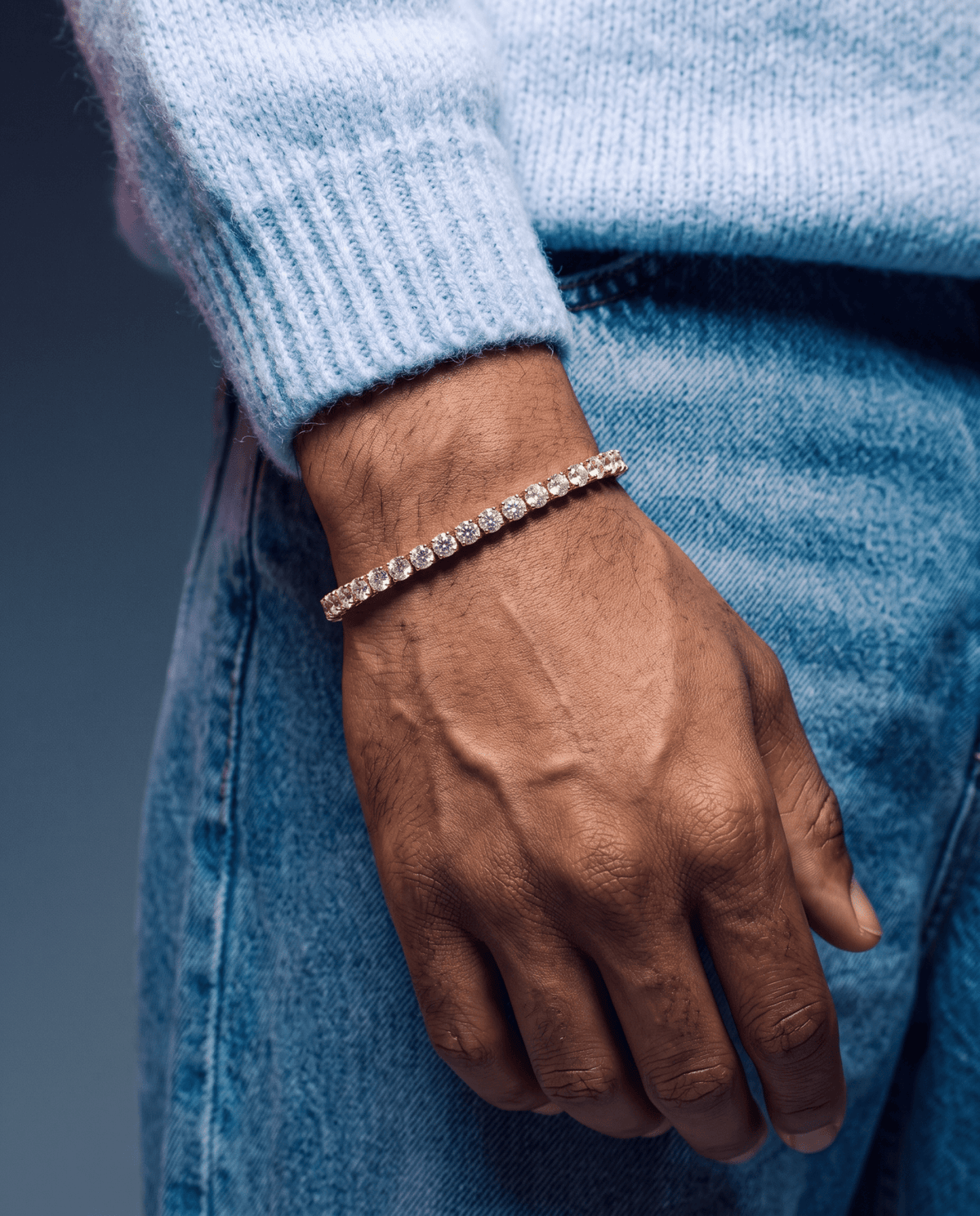TENNISBOY BRACELET. - 4MM GOLD - Drippy Amsterdam